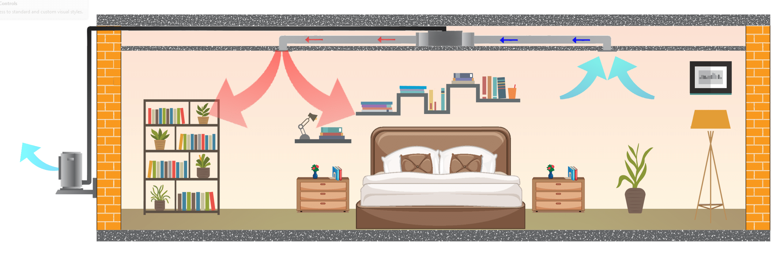 Bedroom_single_ducted_hot